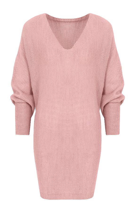 Emma & Giovanni - trui/T-shirt met halve rits, oversized, voor dames, S-M