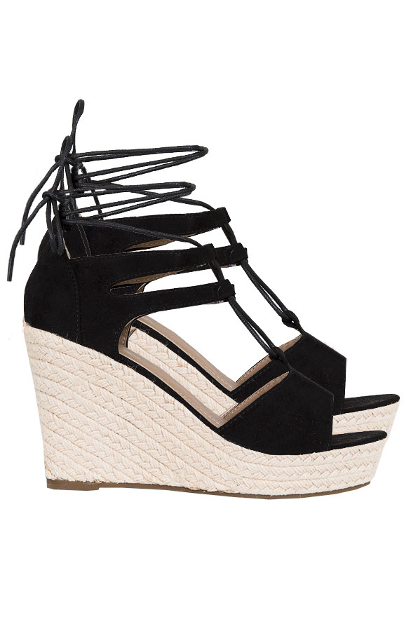 Suede Sleehakken Zwart | The Musthaves