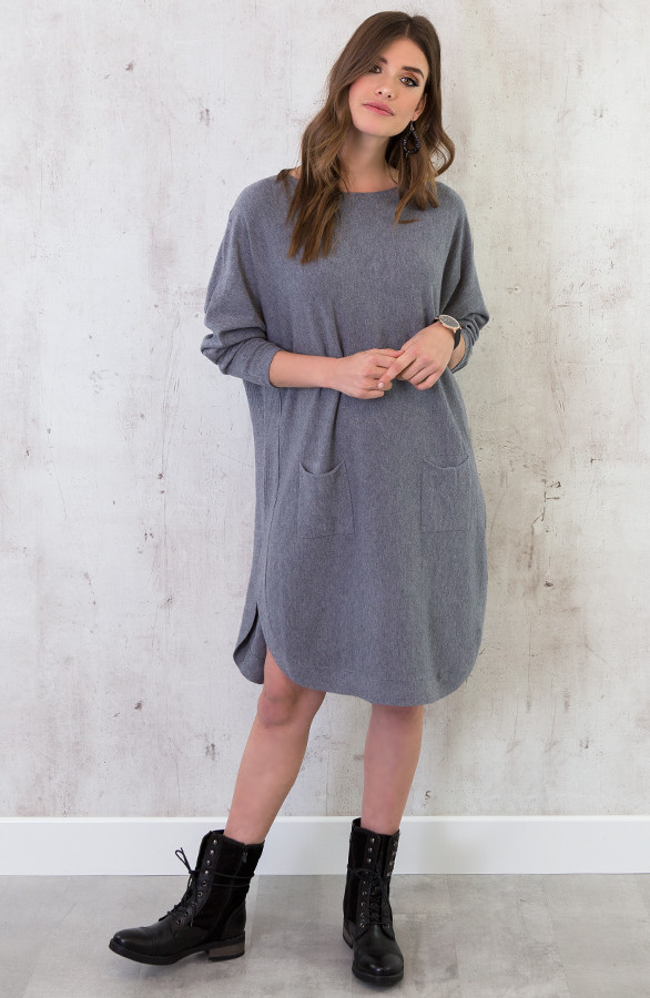 Comfy Trui Lang Grijs | Themusthaves.nl Comfy Trui Lang Legergroen | Themusthaves.nl
