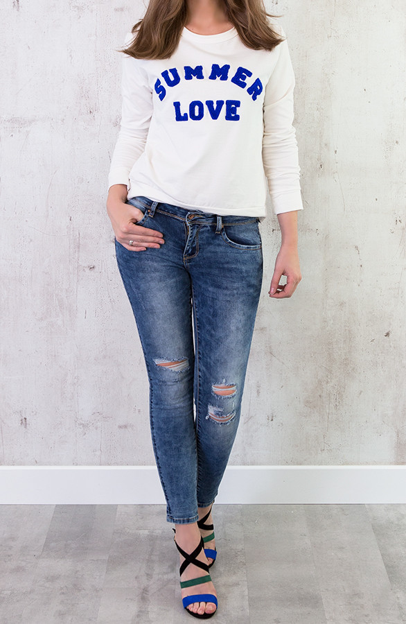 Summer Love Trui Kobalt | Themusthaves.nl Summer Love Trui Kobalt | Themusthaves.nl