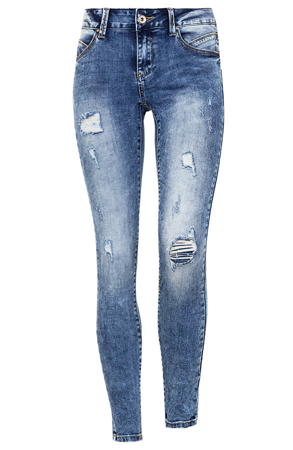 Damaged Jeans Dames | fashionmusthaves.nl