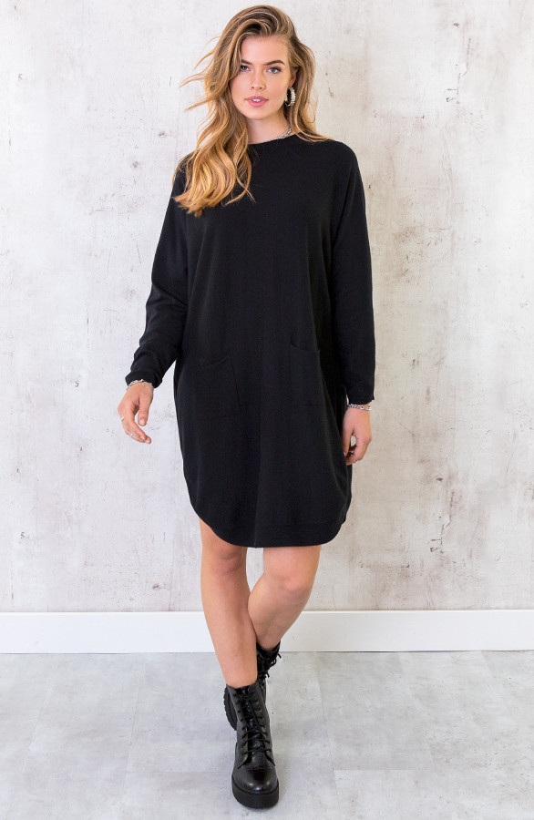 Comfy Trui Lang Zwart | Themusthaves.nl Comfy Trui Lang Legergroen | Themusthaves.nl