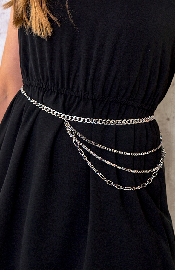 Metal Chain Belt Silver fashionmusthaves.nl — free download