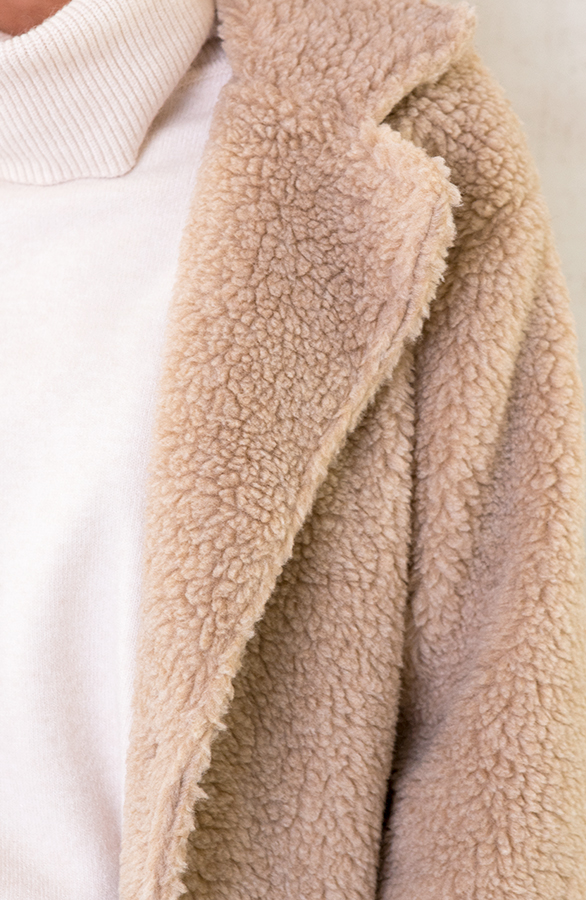 Teddyjas van Nepfleece - Vintage O-Hals Design - Voor Dagelijks Gebruik en Evenementen