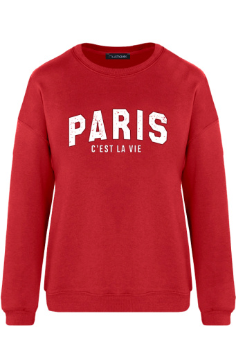Paris Vintage Sweater Rood