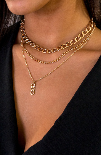 Laagjes Ketting Chains Goud