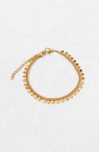 Muntjes Bedel Armband Goud