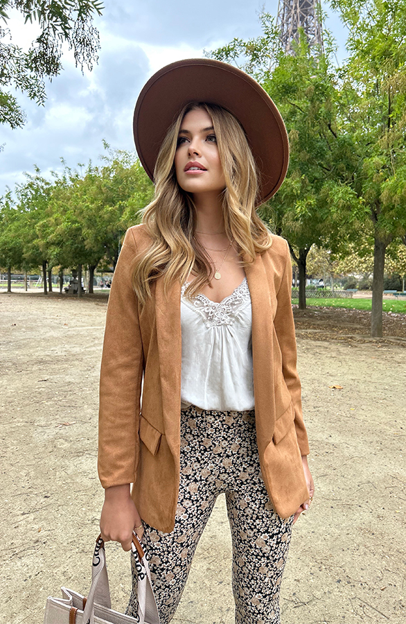 Boheme Tassel Suede Blazer
