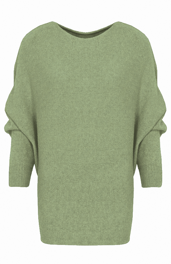 Oversized Soft Trui Mint