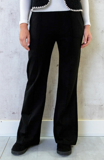 Comfy Pantalon Detailed Zwart