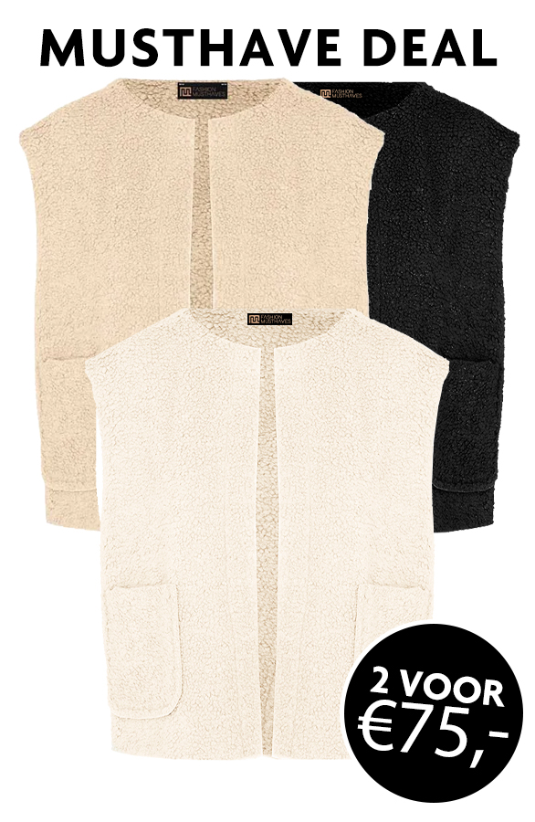Musthave Deal Gilets Pocket Teddy
