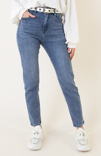 High Waist Jeans Straight Fit