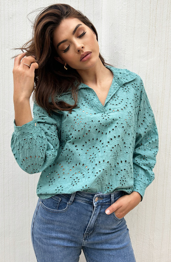 Embroidery-Oversized-Blouse-Mint-3