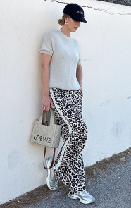 The Musthaves Yves Bies Straight Leg Pantalon Leopard