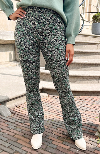 Flared-Broek-Bloemen-Mint-4