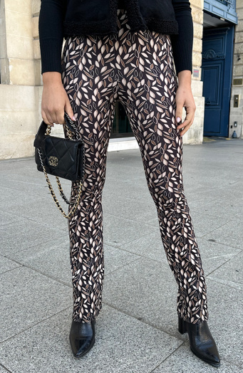 Flared-Broek-Print-Zwart-Camel2-4