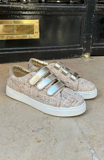 Luxury Bouclé Sneakers