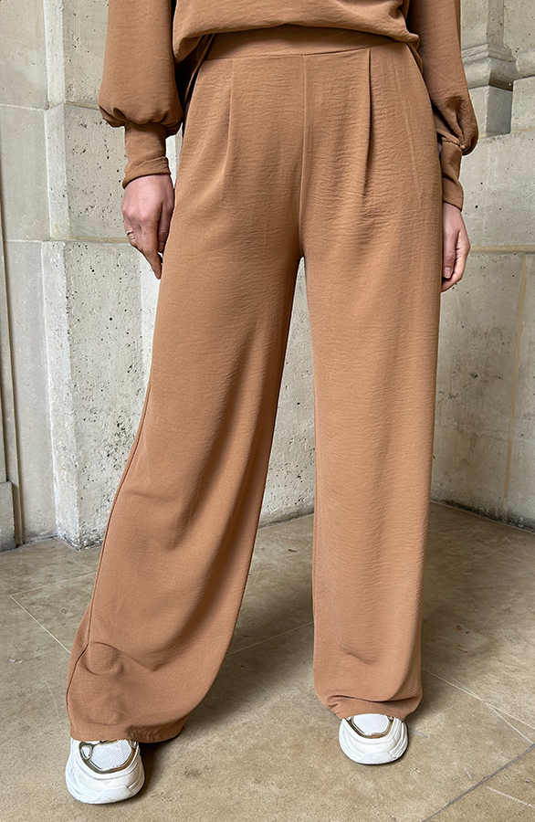Mila Pantalon Camel Petite Regular Tall