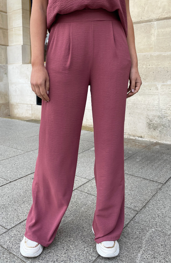 Mila Pantalon Dust Pink Petite Regular Tall
