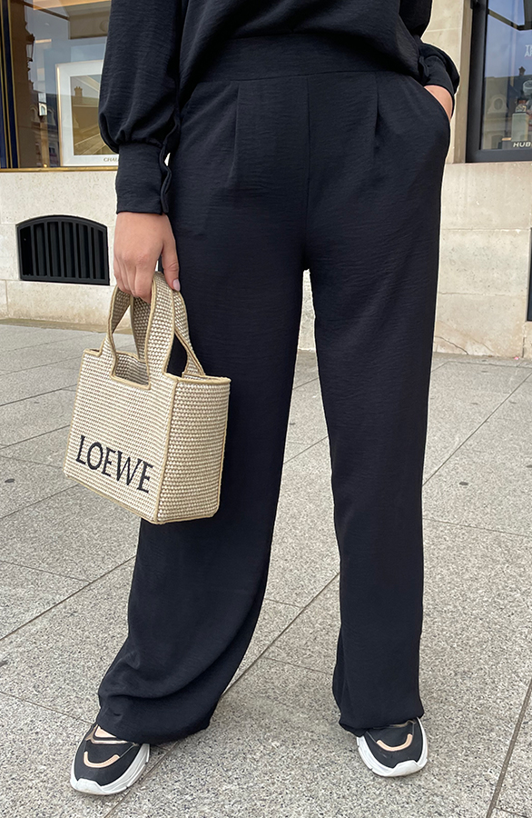 Mila Pantalon Zwart Petite Regular Tall