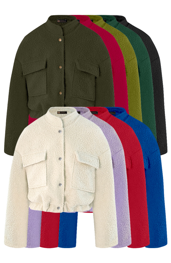 Musthave Deal Bouclé Bomber Jackets