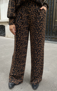 The Musthaves Mila Pantalon Leopard Tall