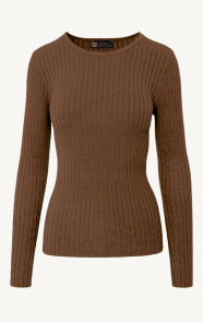 The Musthaves Long Sleeve Top Ultra Soft Choco