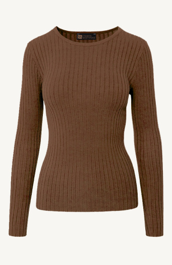 Long Sleeve Top Ultra Soft Choco