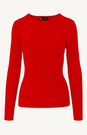 Long Sleeve Top Ultra Soft Rood