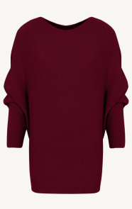 The Musthaves Oversized Soft Trui Burgundy