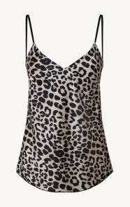 The Musthaves Silk Touch Spaghetti Top Leopard 2.0