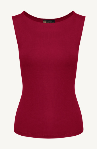 Essence Top Round Neck Burgundy