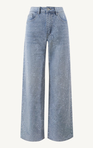 The Musthaves Strass Denim Jeans Wide Leg