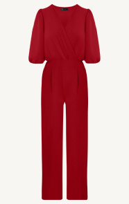 The Musthaves Timeless V-Hals Jumpsuit Bordeaux