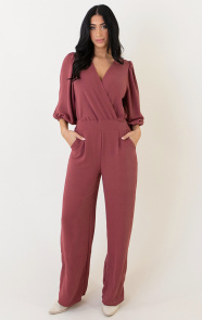 The Musthaves Timeless V-Hals Jumpsuit Dust Pink