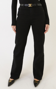 The Musthaves Wide Leg Jeans Black Stretch FMH