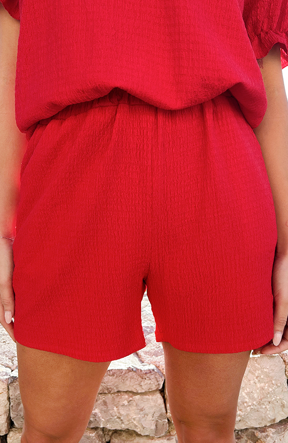 Smocked Short Sevilla Red 2.0