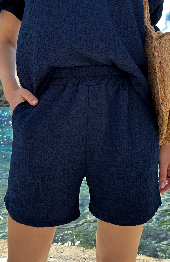 Smocked Short Sevilla Marine 2.0