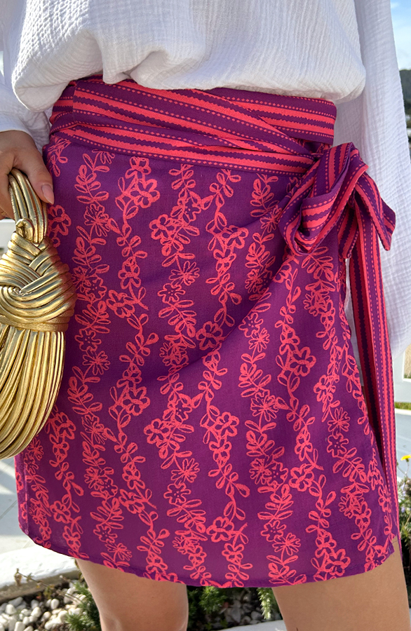 Wrap Skirt Lulu Paars