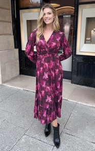 The Musthaves Maxi Jurk Flowerprint Roze