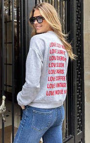 The Musthaves All The Things I Love Sweater Grey