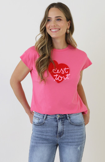 Cest-Tout-T-shirt-Roze-3
