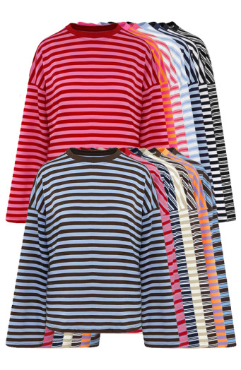 Musthave-Deal-Oversized-Strepen-Tops