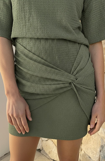 Smocked Twist Rok Army