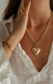 The Musthaves Chain Heart Ketting Goud