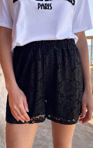 The Musthaves Lace Dames Short Black