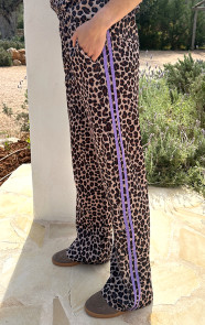 The Musthaves Leopard Bies Broek Lila