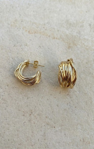 The Musthaves Twisted Hoop Oorbellen Goud