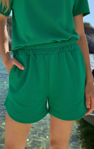 The Musthaves Comfort Sweat Short Bright Green