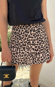 The Musthaves Scuba Skort Leopard